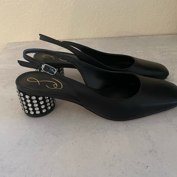 Sam Edelman Terra Rhinestone Slingback Pump 7.5 - Picture 3 of 6